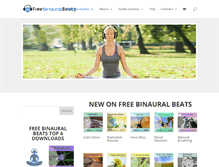 Tablet Screenshot of free-binaural-beats.com